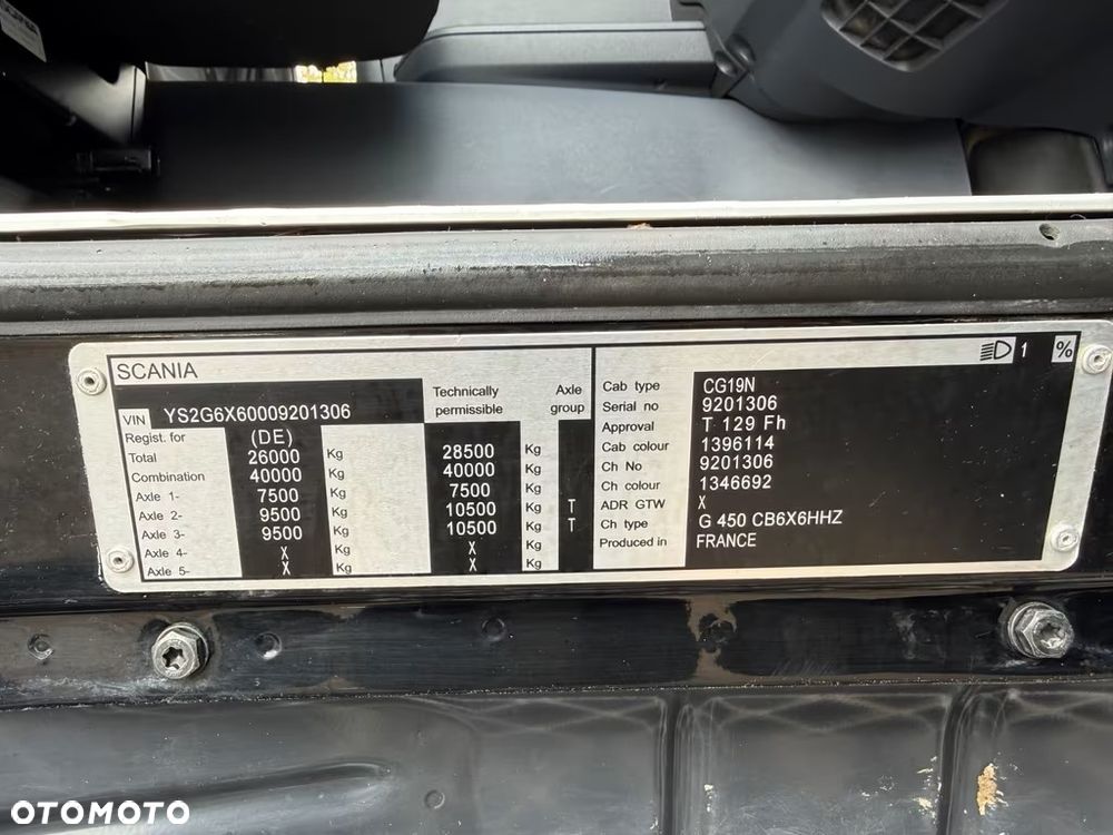 Scania G450 6x6 – Wywrotka trójstronna Meiller / Bordmatik / Manual / EURO 6 - 18