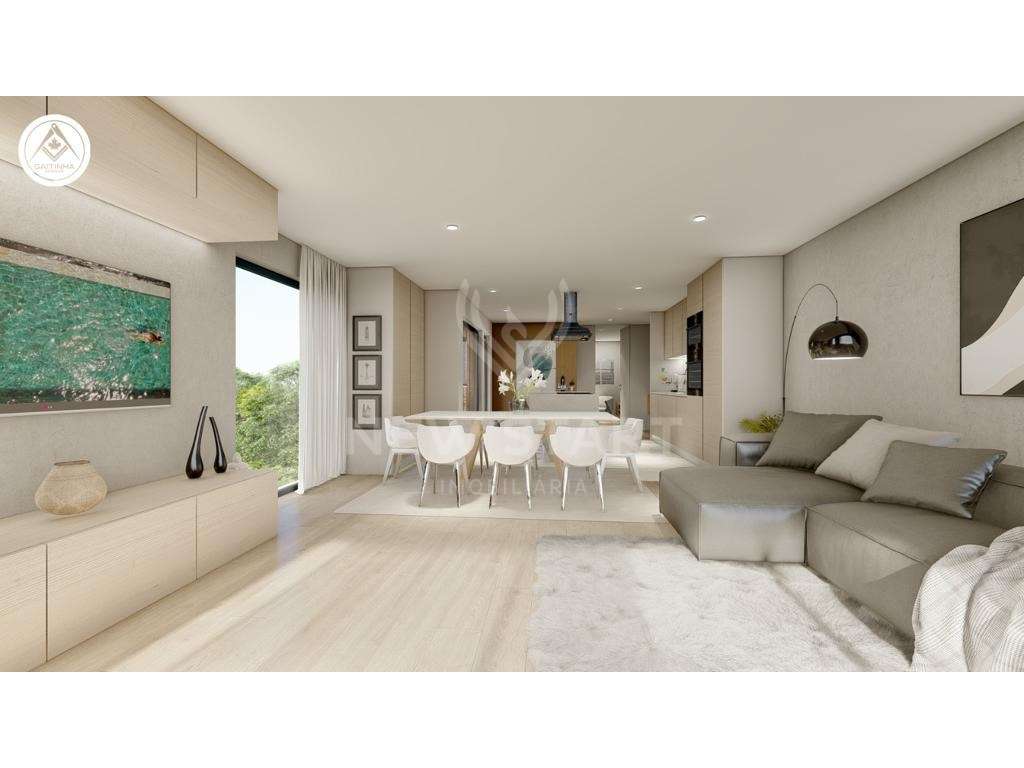 Luxuoso Apartamento T3 com terraço privativo, piscina comum e estac... - Grande imagem: 4/21