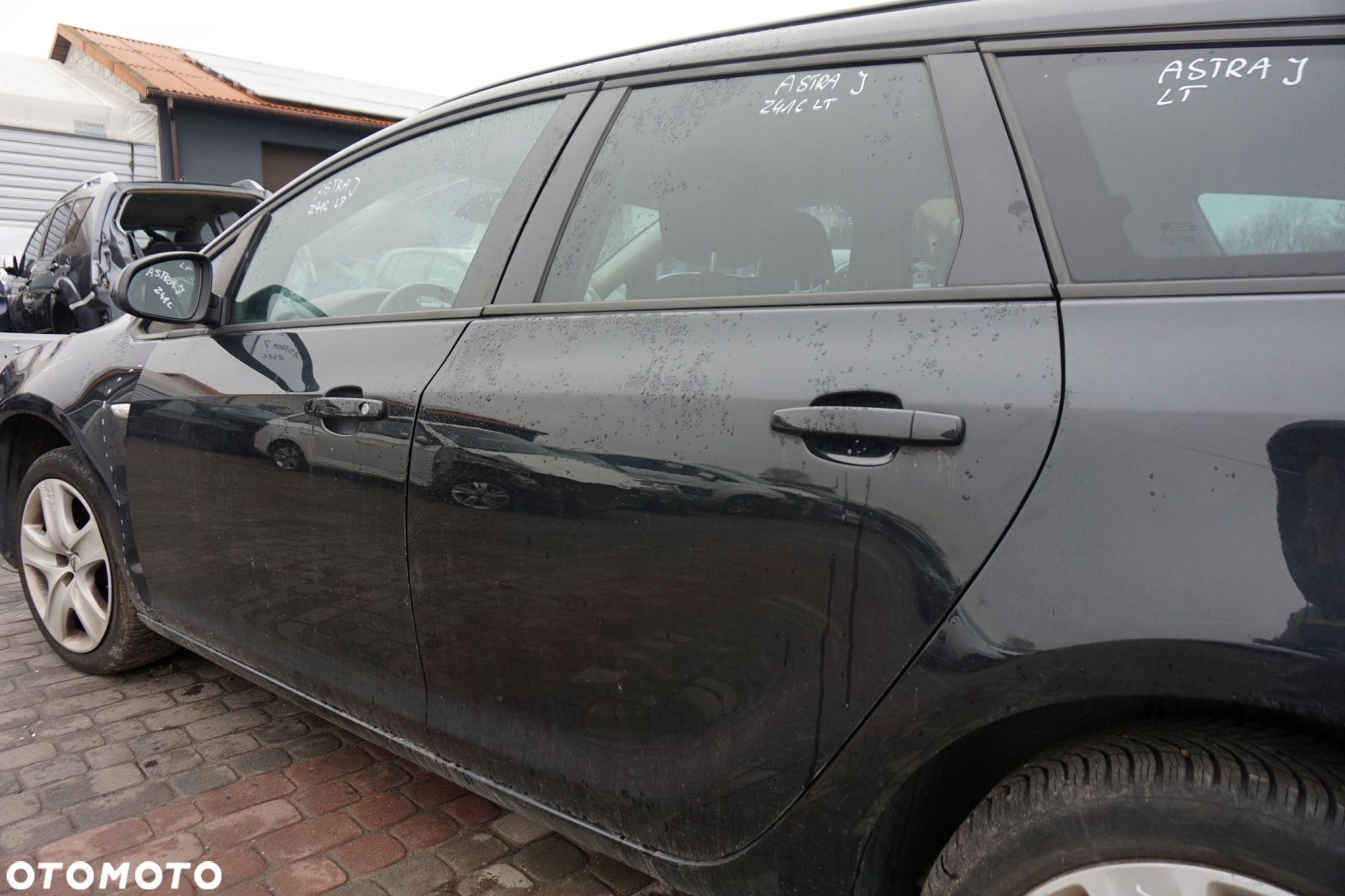 DRZWI TYLNE LEWE ASTRA IV J KOMBI Z41C  CZARNY OPEL 2009-2015 - 3