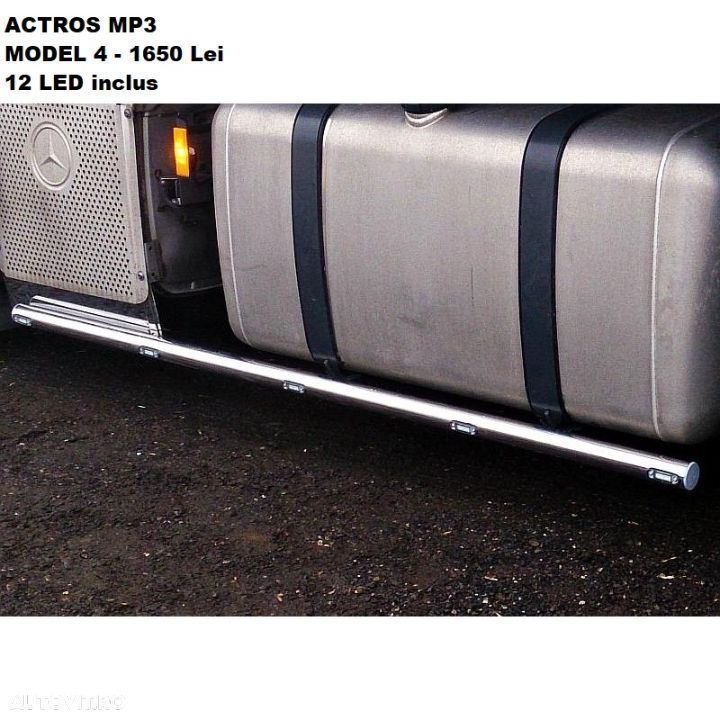 BULLBAR Suport lumini Mercedes Actros MP2, MP4 - 7