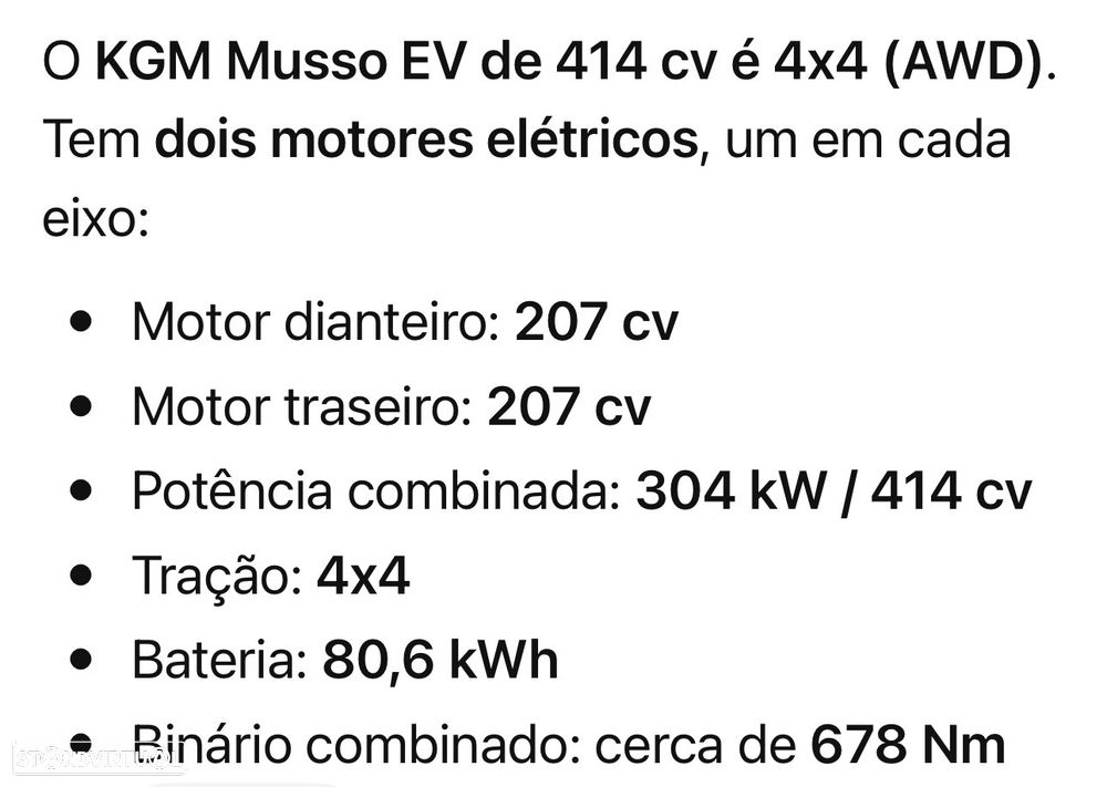 KGM Musso EV 80.6 kWh K3 - 5