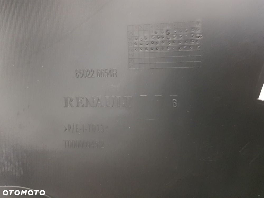 FABRYCZNIE NOWY ORYGINALNY ZDERZAK TYLNY TYŁ DACIA DOKKER BEZ PDC 12-20 850226654R - 8