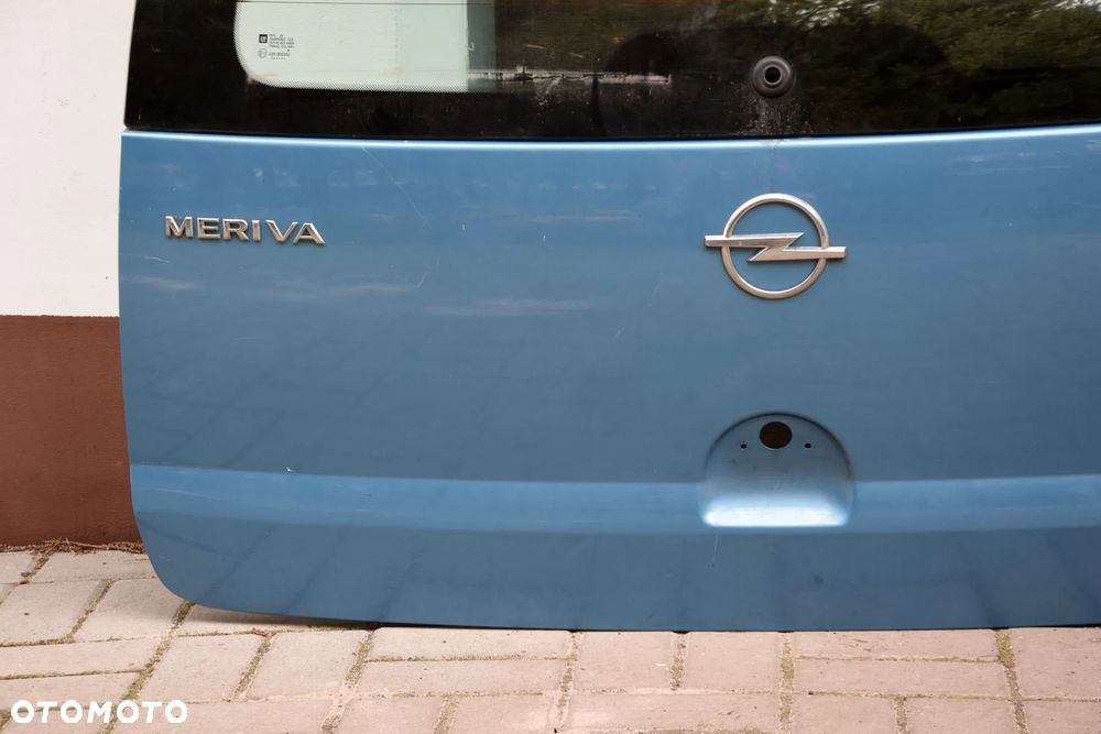Opel Meriva A Klapa bagażnika ładna niebieska bez korozji - 2