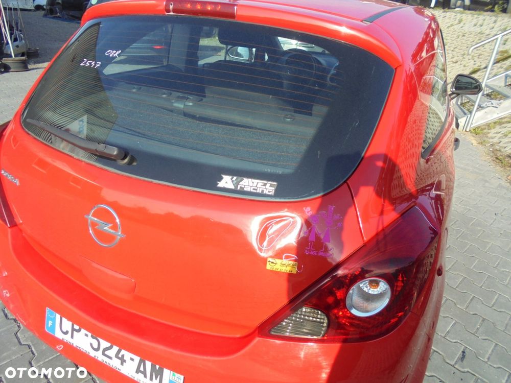 opel corsa d 3d klapa bagażnika z547 2008r - 2