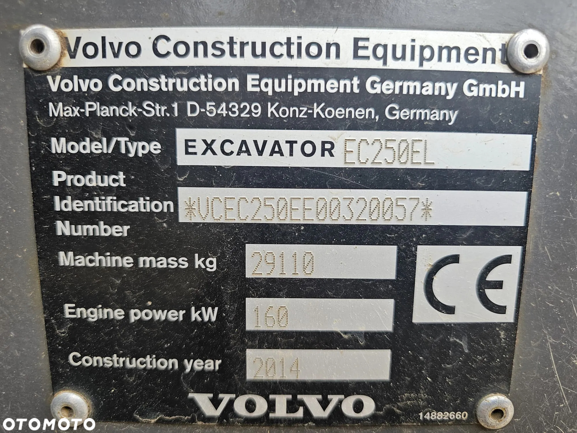 Volvo EC250EL EC250 EL EC 250 - 29