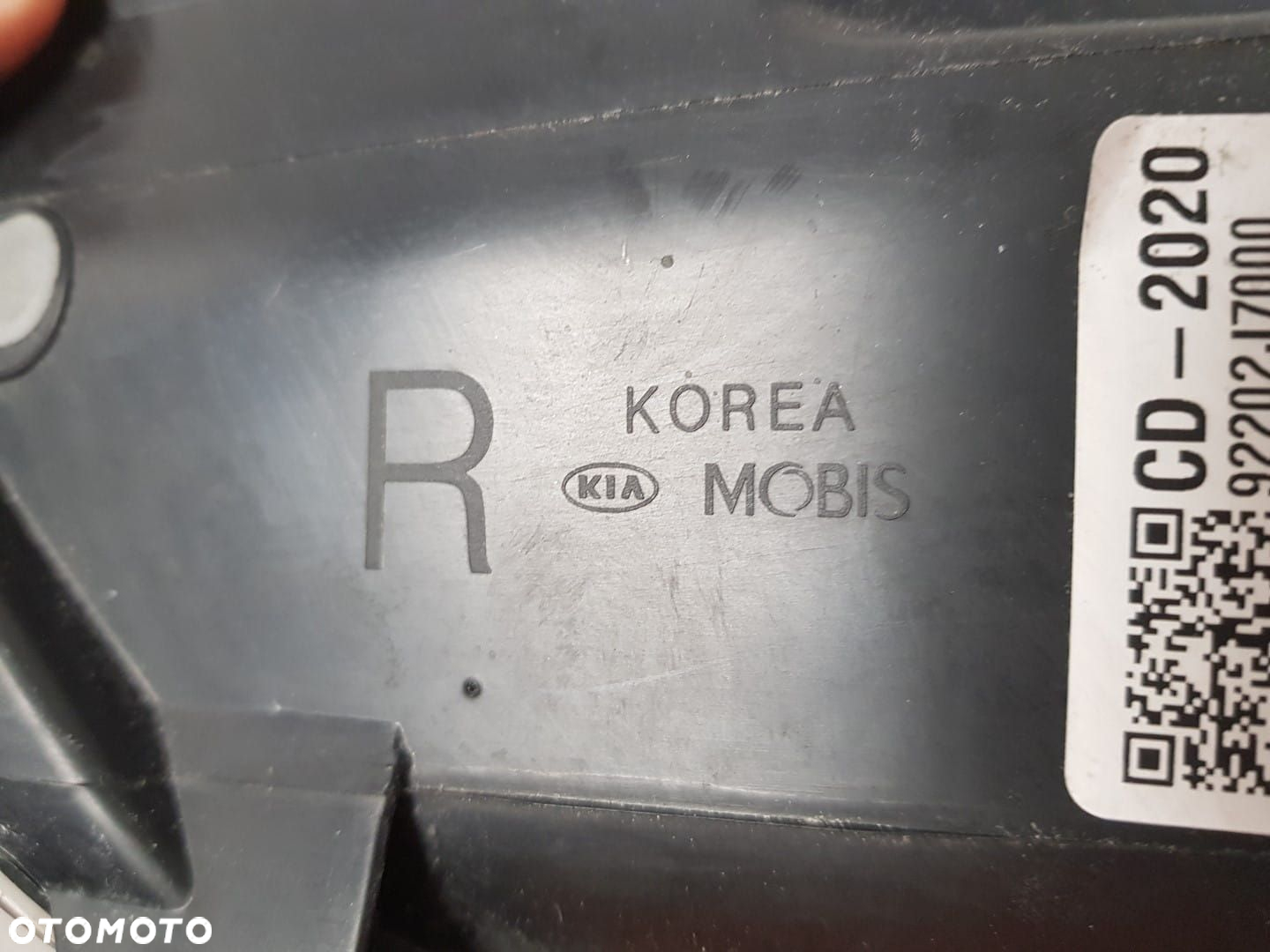 ORYGINALNY HALOGEN KIA CEED III 3 17-21r PRAWY PRZÓD W ZDERZAK PRAWA PRZEDNIA 92202J7000 92202-J7000 - 7