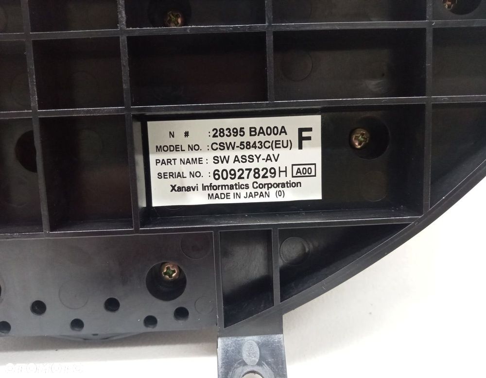 PANEL STEROWANIA NAWIEWU PRIMERA P12 28395 BA00A - 2