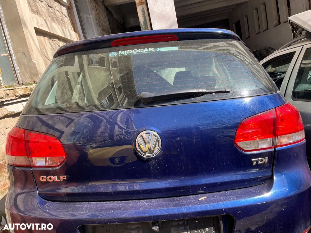 Haion portbagaj cu luneta VW Volkswagen Golf 6 hatchback albastru 2011 - 10