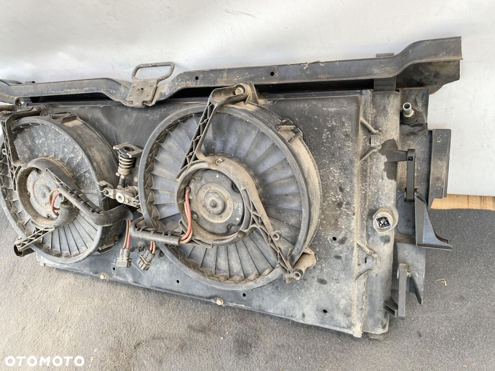 VW TRANSPORTER T4 96- ZESTAW CHŁODNICE WENTYLATORY DEMONTAŻ ORYGINAŁ - 8