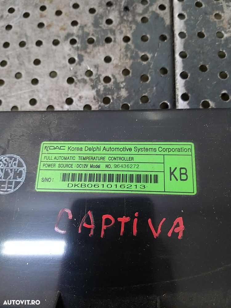 Panou comanda clima ac chevrolet captiva c100 c140 96436272 - 2