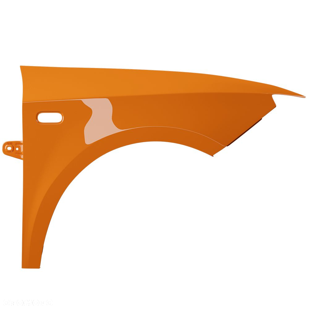 BLU Błotnik SEAT IBIZA IV 4 6J LP2C prawy pomarańczowy 08-17 przód Leuchtorange Naranja - 2