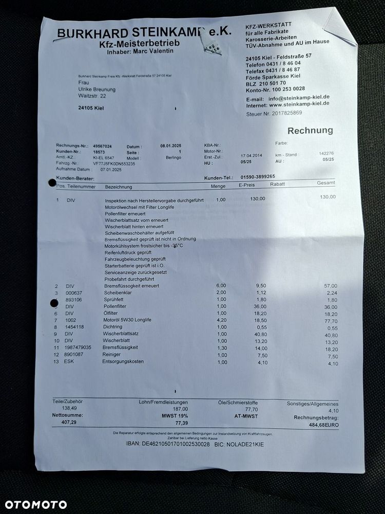 Citroën Berlingo Multispace VTi 95 Tendance - 32