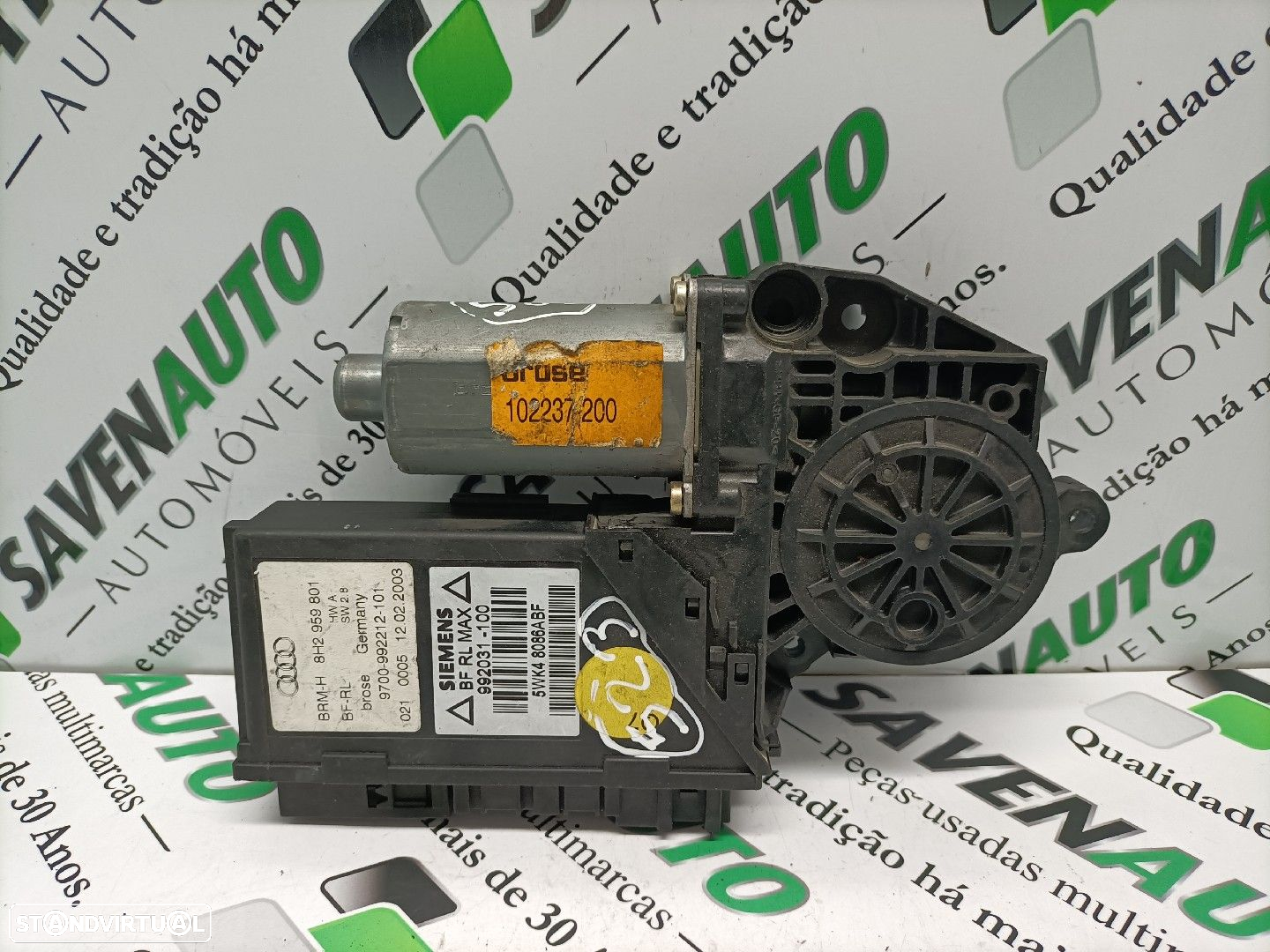 Motor Elevador Frente Esquerdo Audi A4 Cabriolet (8H7, B6, 8He, B7) - 2
