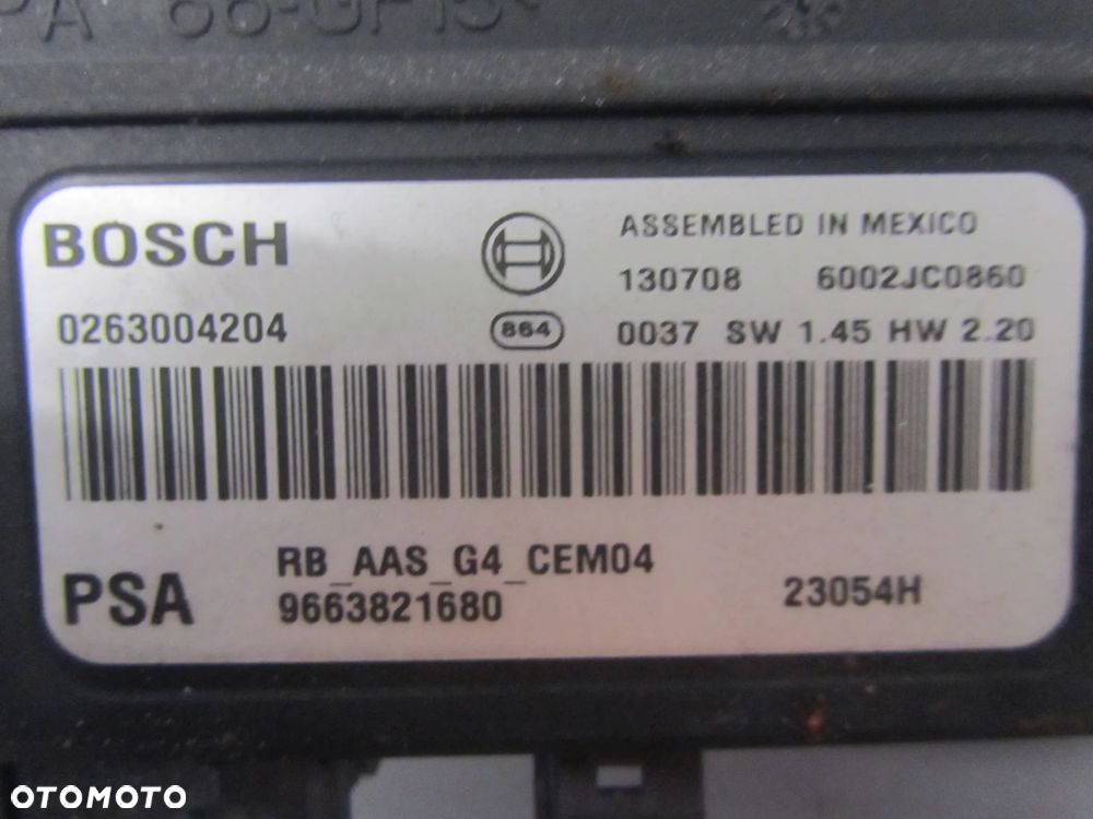 Moduł PDC 9663821680 Peugeot Partner-Berlingo 2008- - 2