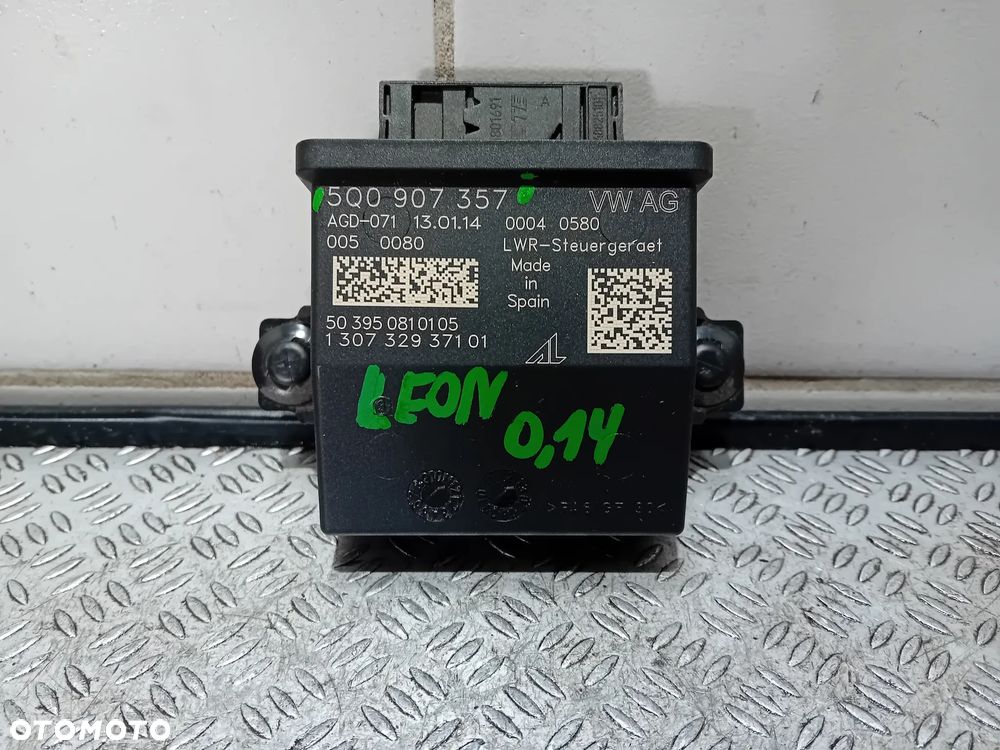 moduł sterownik świateł Seat Leon III 2014 5Q0907357 - 1