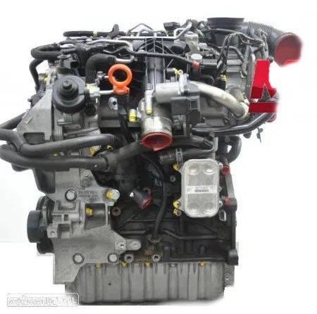 Motor VW GOLF 6 2.0 TDI 168Cv 2008 a 2012 Ref: CFG - 1
