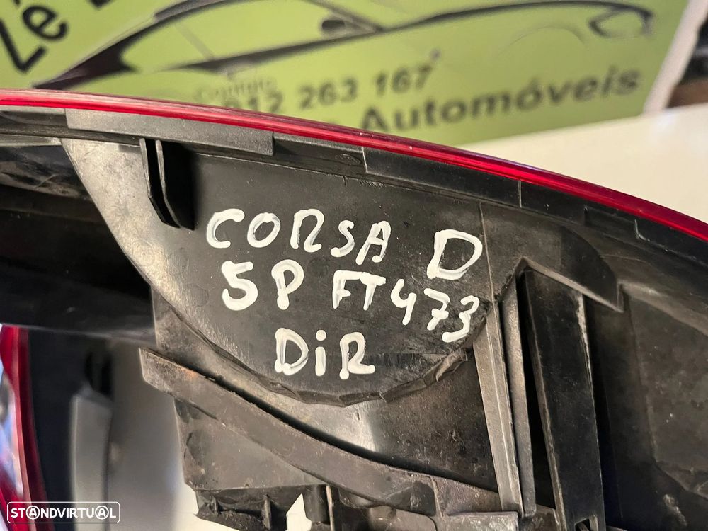 OPEL CORSA D FAROLIM DIREITO ESQUERDO - FT473 - 9