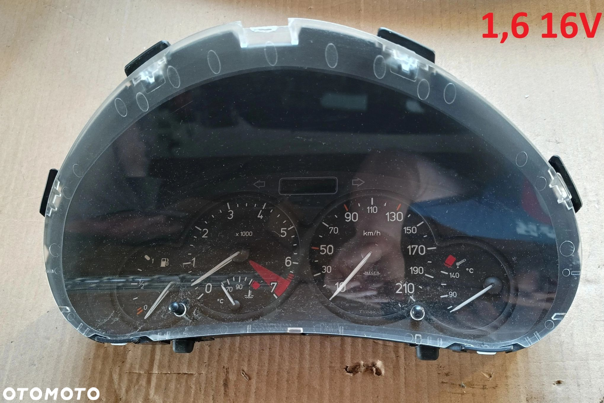 . 206 licznik 1,4 16V, 1,6 16V Europa Peugeot - 3