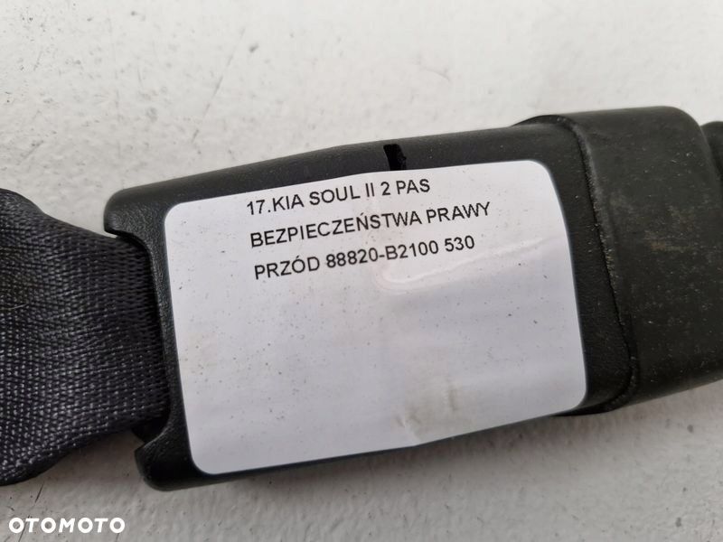 KIA SOUL II 2 PAS BEZPIECZEŃSTWA PRAWY PRZÓD PRZEDNI UK 88820-B2100 - 9