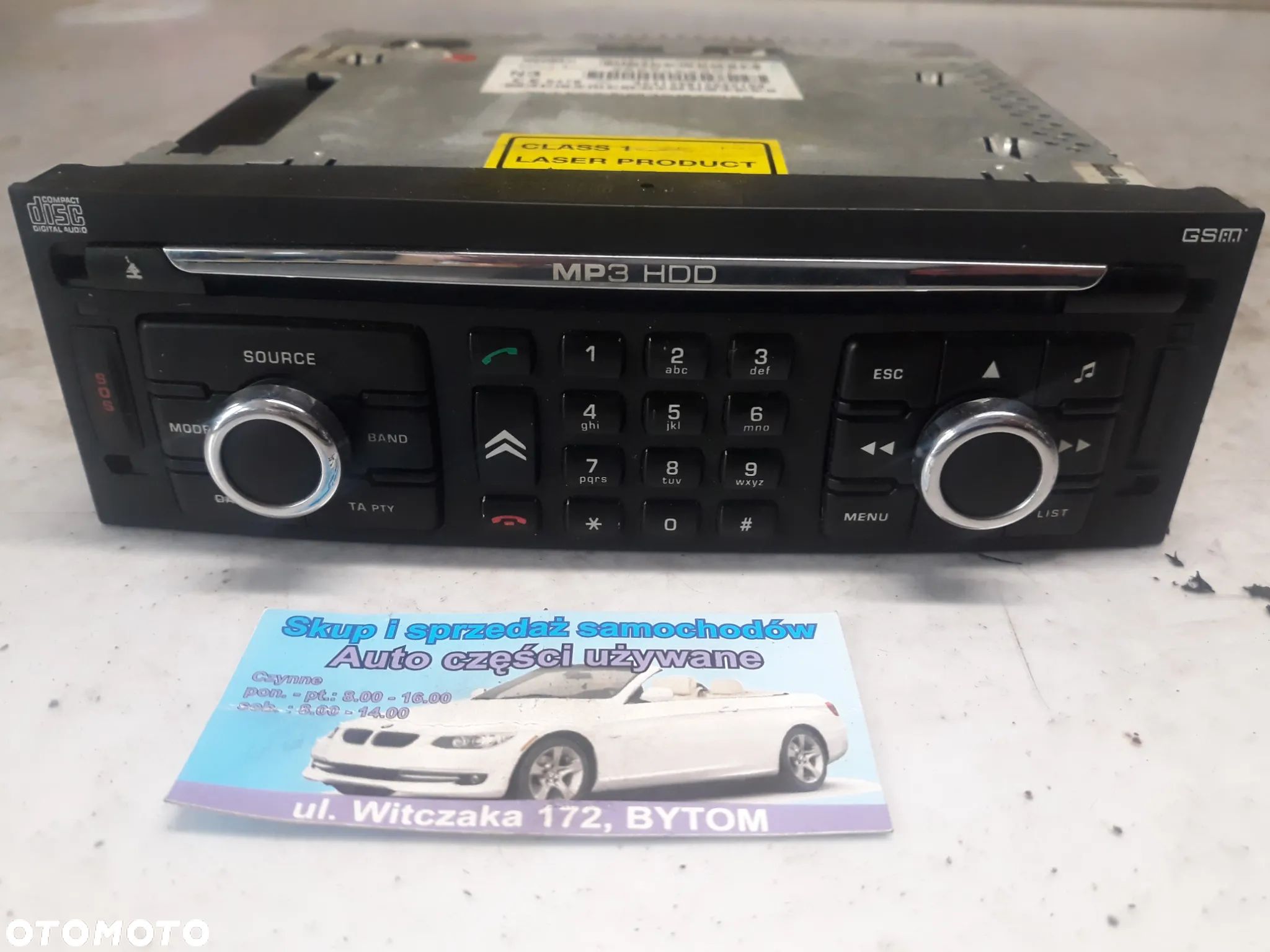 RADIO NAWIGACJA CITROEN C4 GRAND PICASSO 2008r  96655683XT - 1
