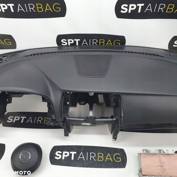 MAZDA 6 VI DESKA ROZDZIELCZA KONSOLA KOKPIT PULPIT PODUSZKI AIRBAG AIR BAG PASY KIT SET - 3