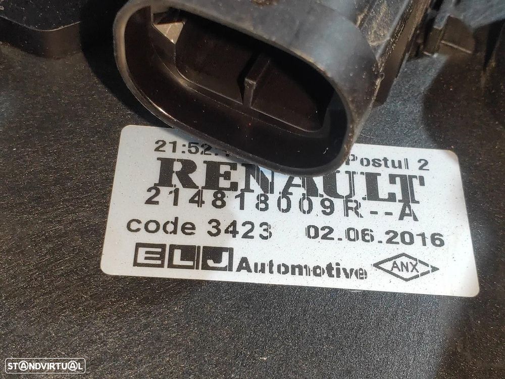 ELECTROVENTILADOR RENAULT CAPTUR 2016 -214818009R - 2