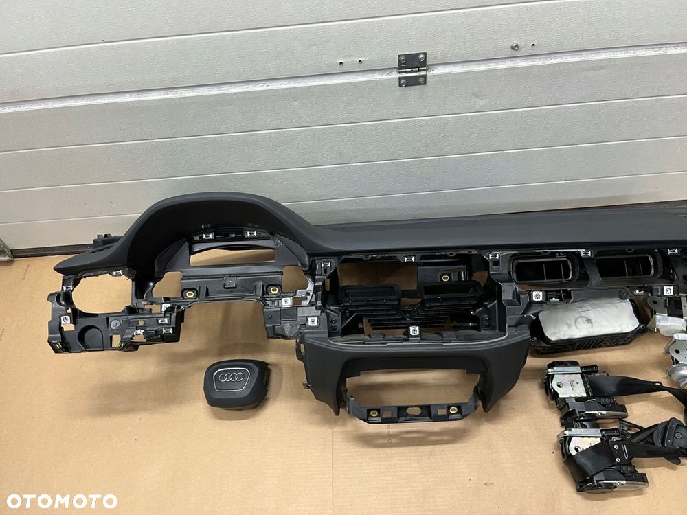 KONSOLA AUDI Q7 4M0 SQ7 AIRBAG PASY HEADUP SOUL CZARNA KOKPIT ORYGINAŁ - 6