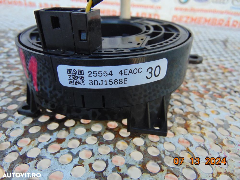 Spirala volan nissan qashqai j11 2013-2021 banda volan senzor unghi volan qashqai j11 cod 255544ea0c - 1