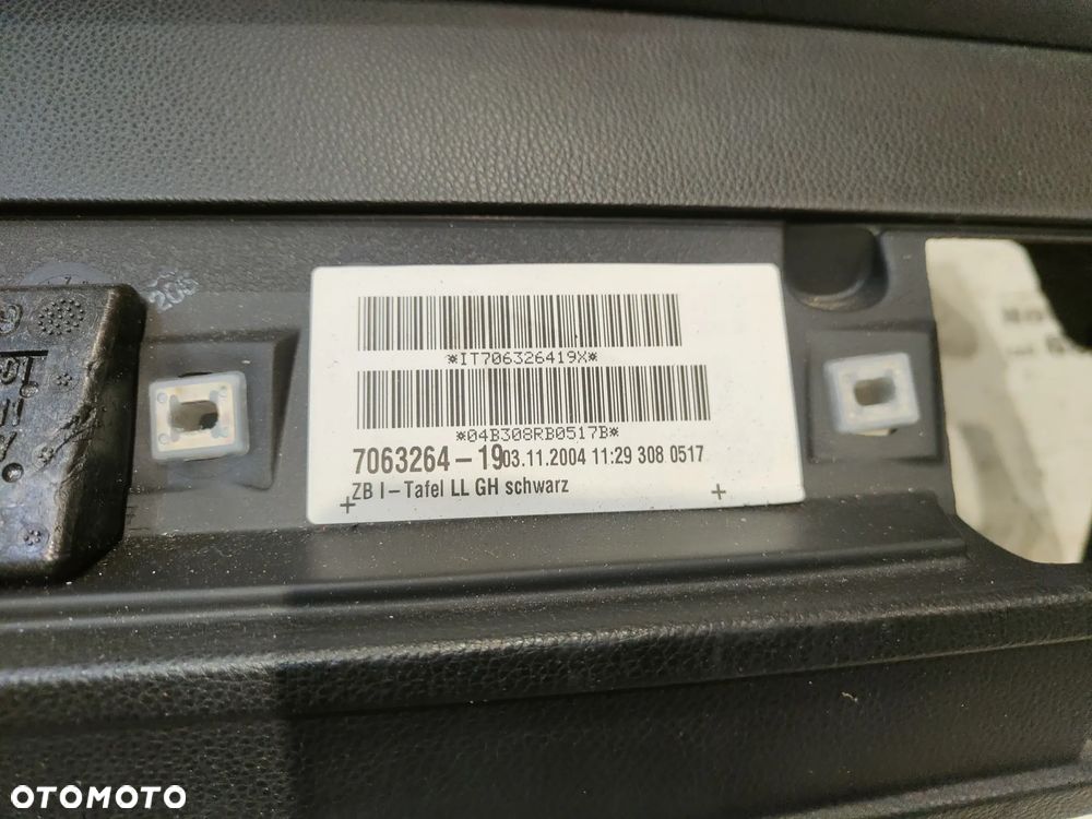 BMW E60 E61 Deska Rozdzielcza Konsola Na kluczyk 7063264 - 6