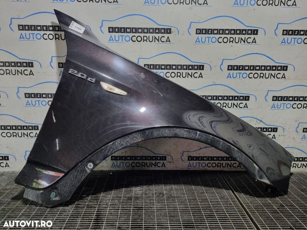 Aripa Dreapta Fata BMW X3 E83 Facelift 2008 - 2010 4 Usi Ruby Black Metalizat S23/9 (1296) - 1