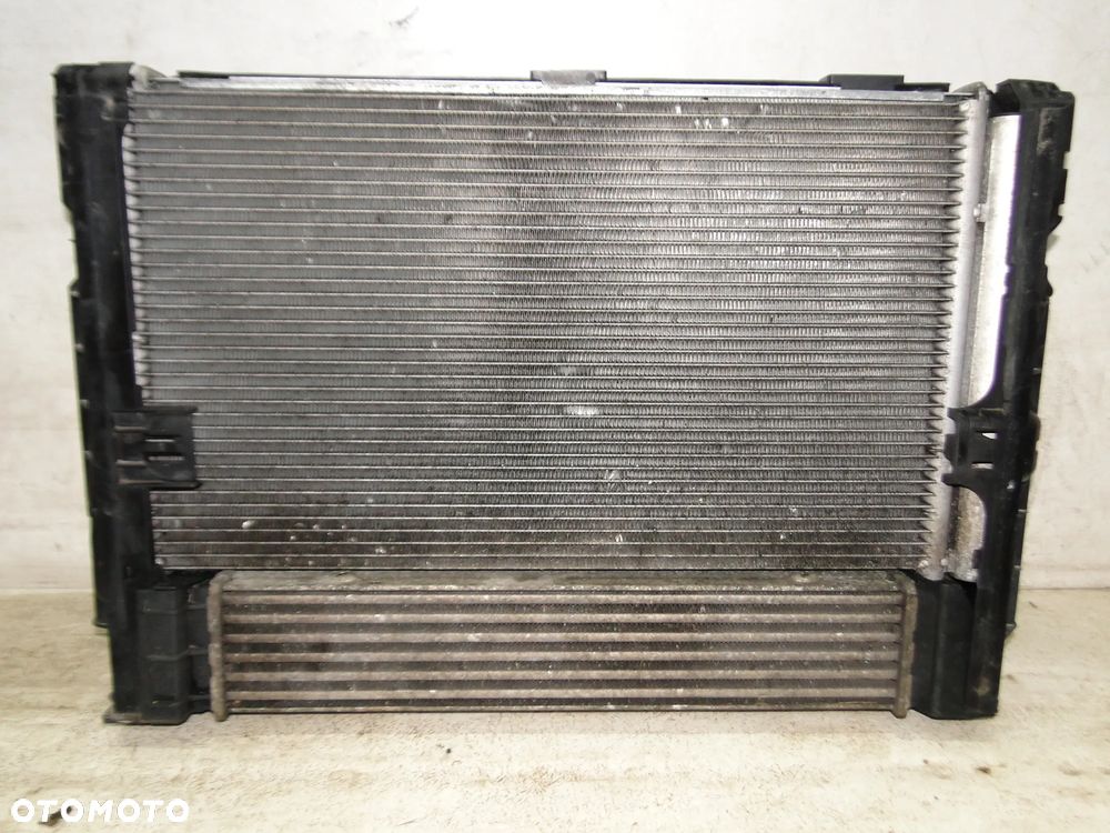 BMW 1 E87 E81 CHŁODNICA WODY KLIMATYZACJI INTERCOOLER WENTYLATOR 2.0D EUROPA - 2