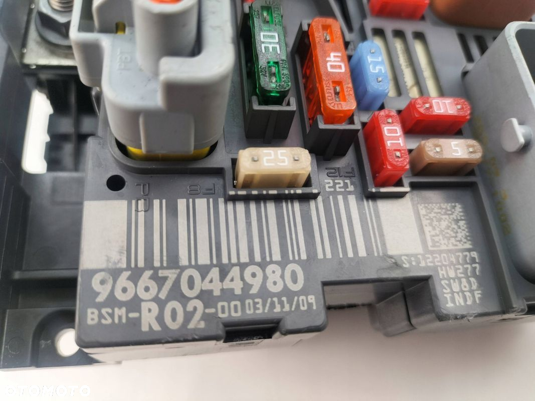 MODUŁ STEROWNIK BSM CITROEN C5 9667044980 - 4