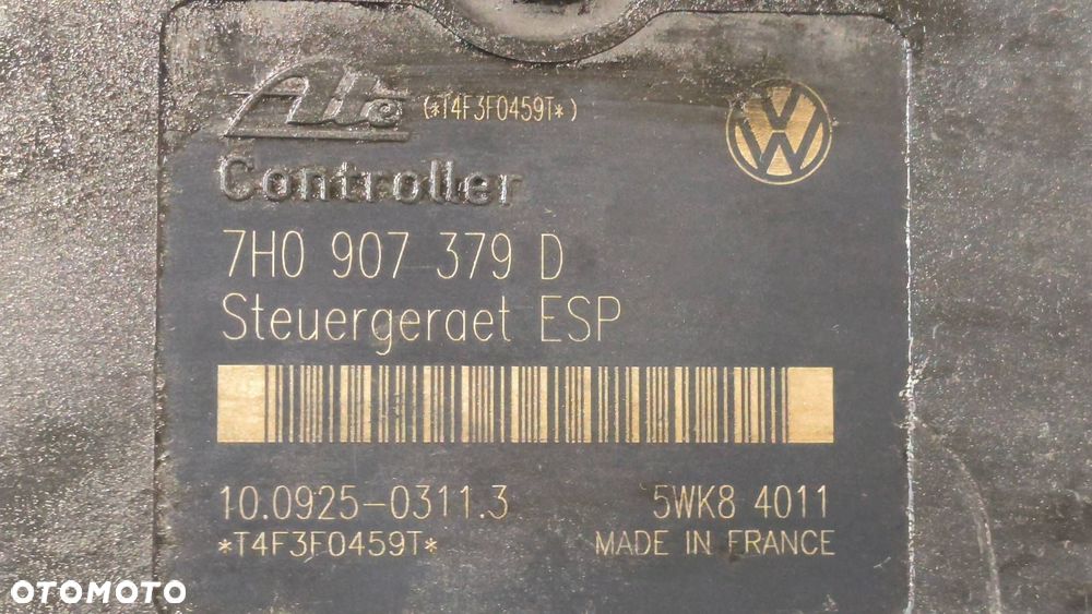 POMPA ABS HAMULCOWA VOLKSWAGEN TRANSPORTER T5 7H0907379D - 2