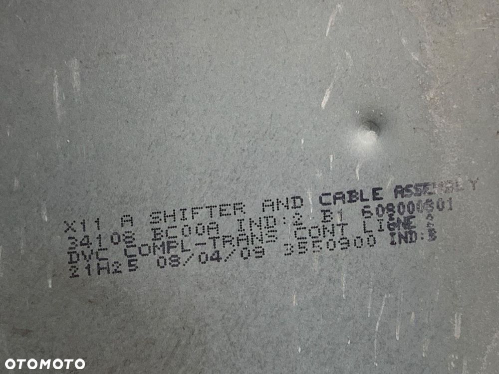 DŹWIGNIA ZMIANY BIEGÓW  NISSAN NOTE (E11, NE11) 2005 - 2013 1.4 65 kW [88 KM] benzyna 2006 - 2012 - 7