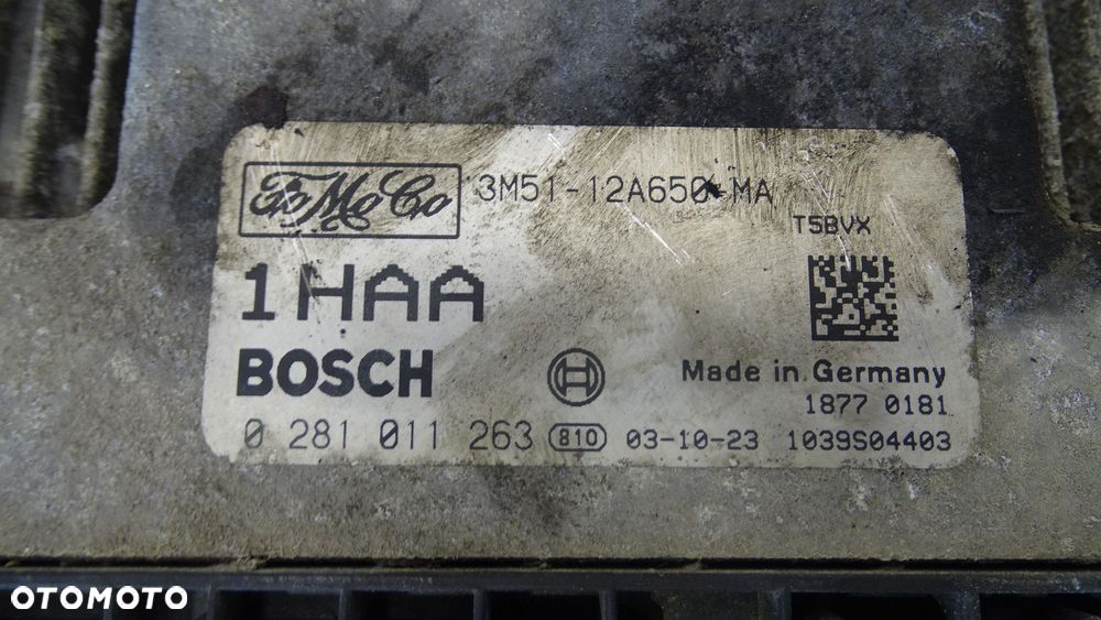 KOMPUTER SILNIKA FORD FOCUS C-MAX 1.6 3M51-12A650-MA - 3