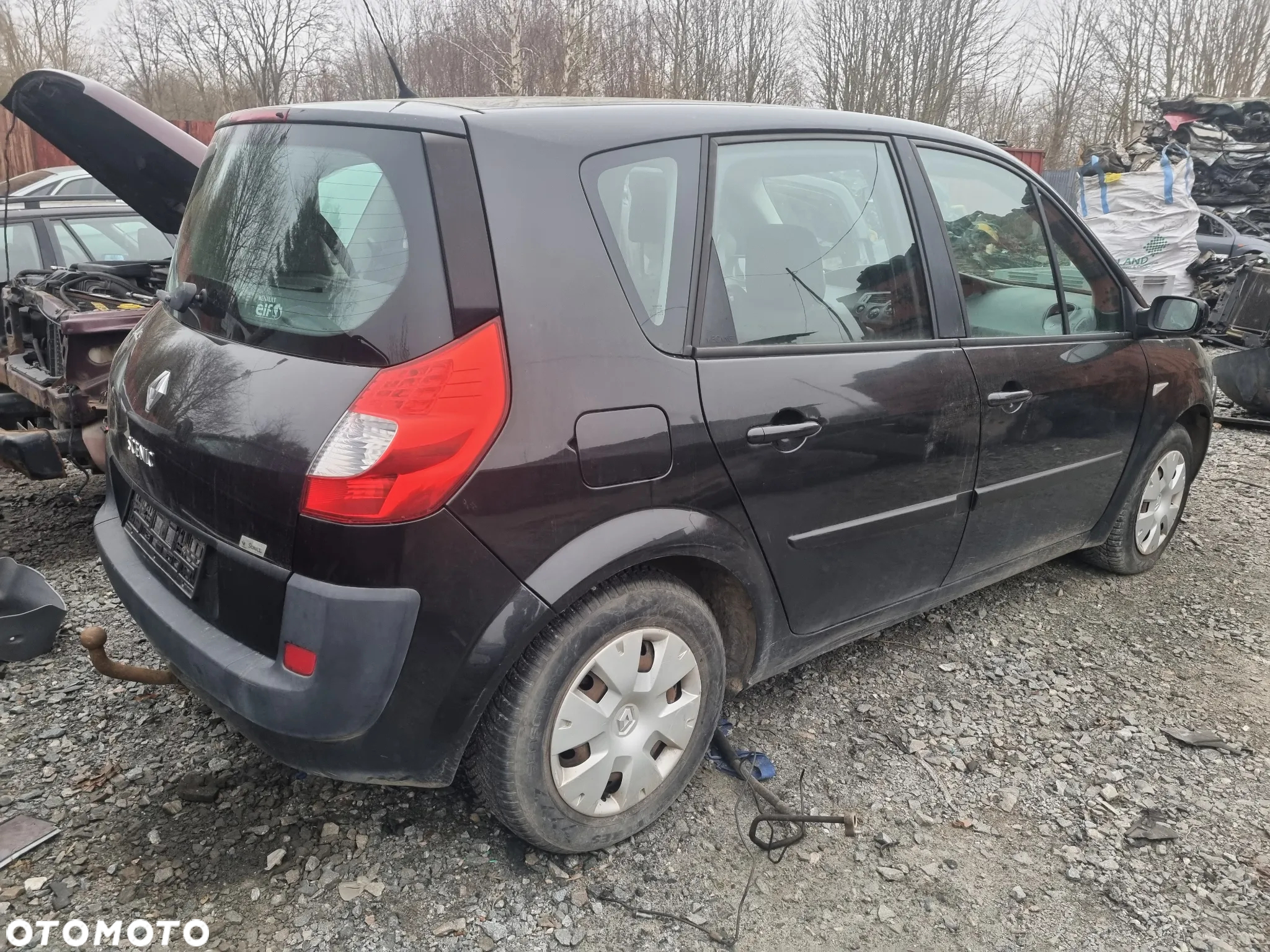 RENAULT SCENIC II 1,9 DCI , CZĘŚCI, LAMPA,MASKA ,ZDERZAK ,BŁOTNIK, ROZRUSZNIK - 2