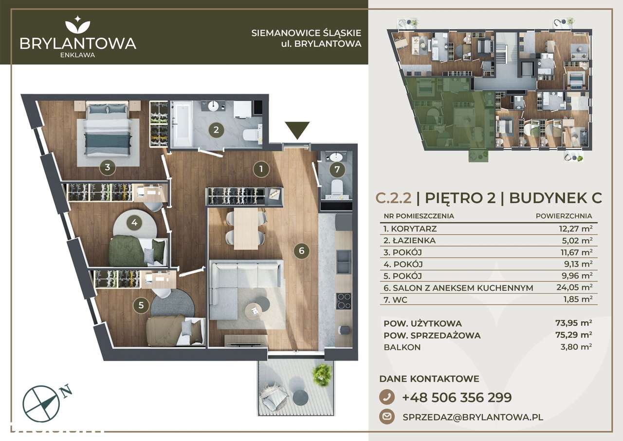 4 pokoje, narożne, doświetlone, winda, balkon