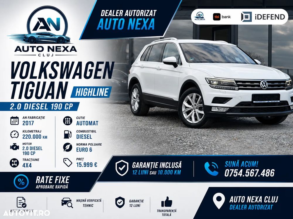 Volkswagen Tiguan 2.0 TDI SCR 4MOTION DSG Highline - 1