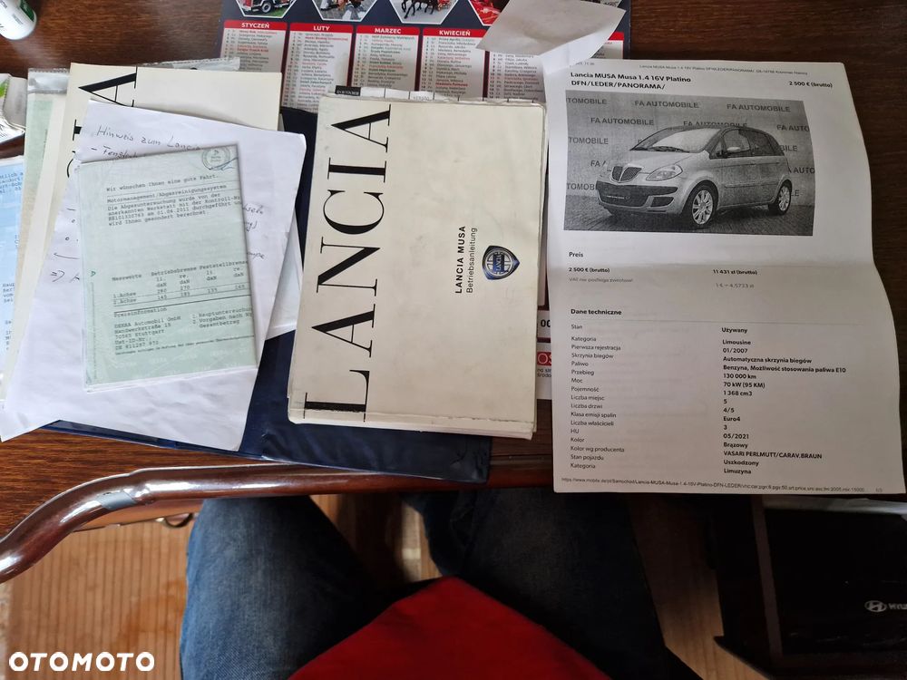 Lancia Musa 1.4 16v Automatik Platino Plus - 23