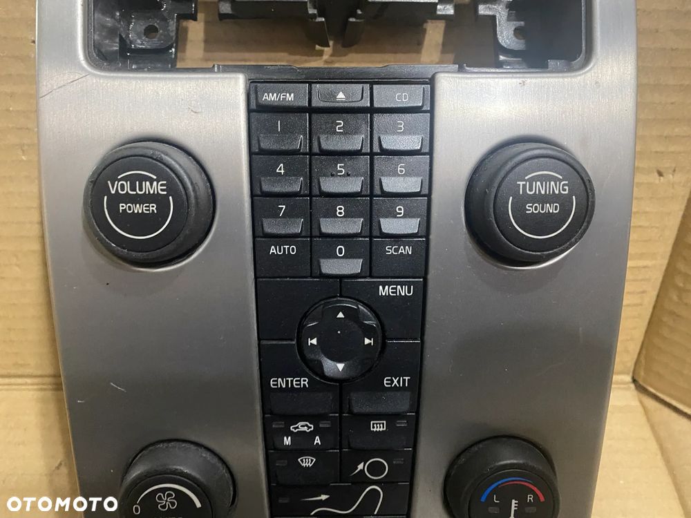 PANEL ŚRODKOWY MODUŁ NAWIEWU RADIA VOLVO V50 S40 8650702 - 5