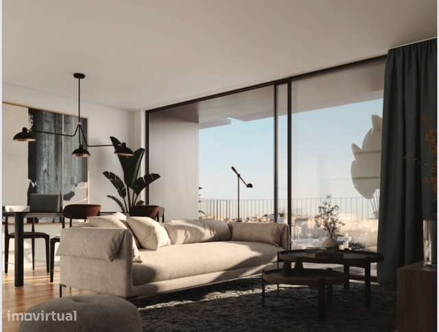 Apartamento T2 com Amplo Terraço - The Yard  - Nova construção - Grande imagem: 4/9