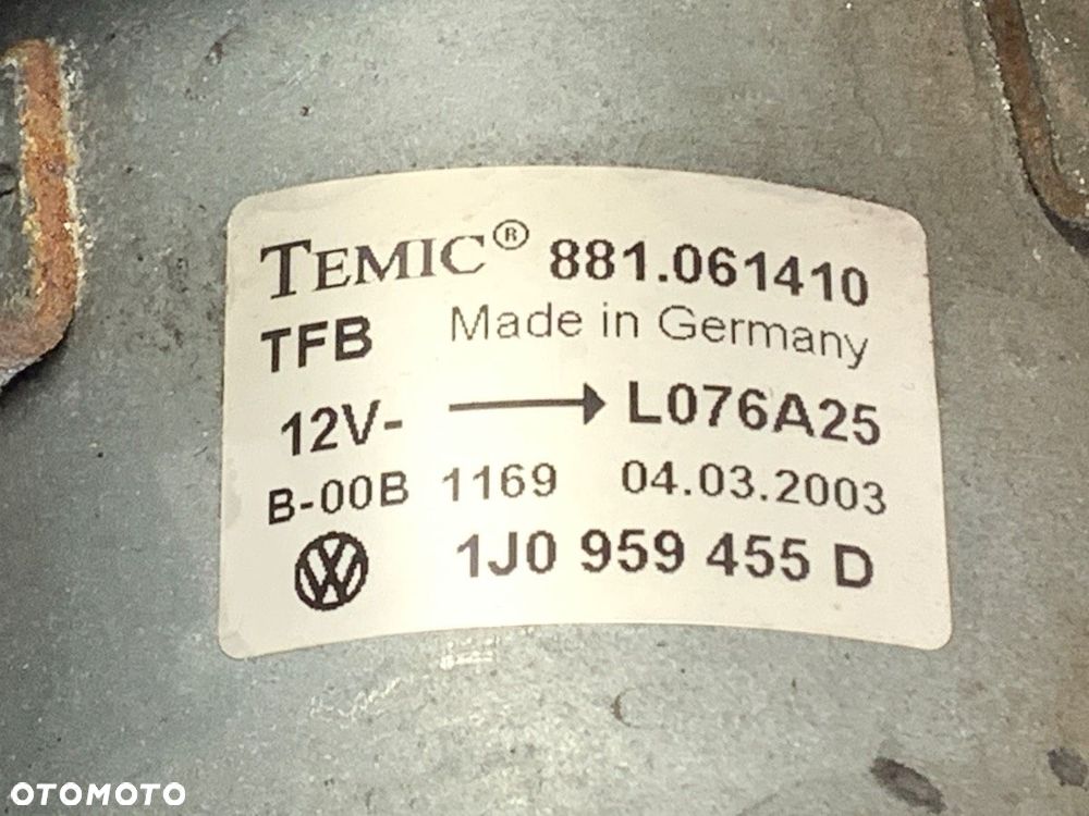 WENTYLATOR CHŁODNICY  SKODA OCTAVIA I Combi (1U5) 1998 - 2010 1.9 TDI 66 kW [90 KM] olej napędowy - 4