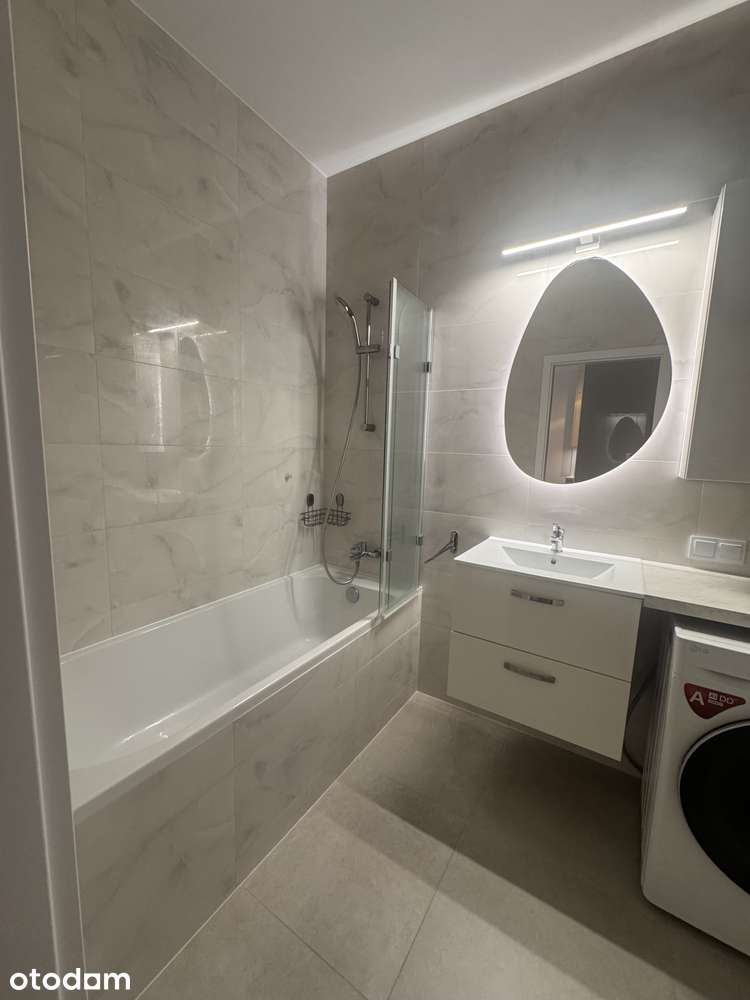Nowe 2‑pokojowe mieszkanie 44 m² z klimatyzacją, i garażem /Giserska 7