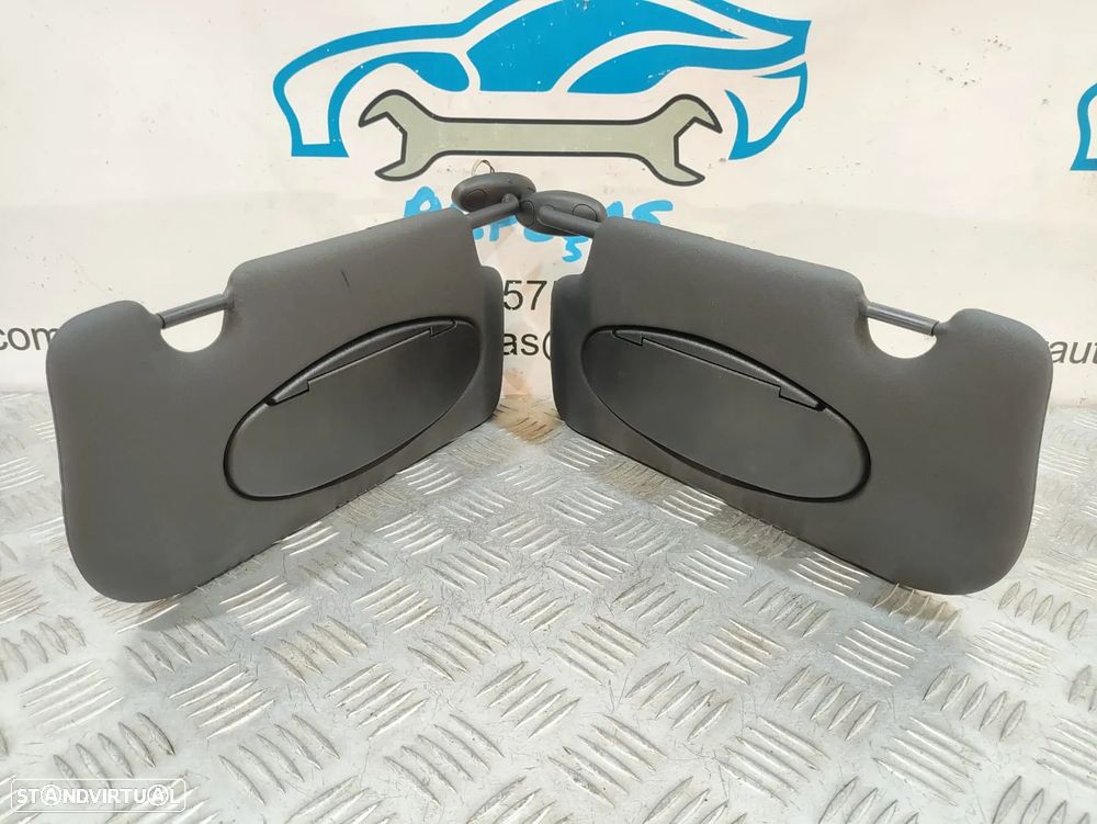 Palas de sol pretas originais Mini R56 - 8