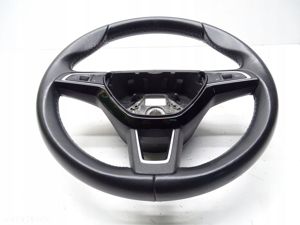 KIEROWNICA SKÓRA MULTI MULTIFUNKCJA SKODA OCTAVIA III 3V0419091L - 2