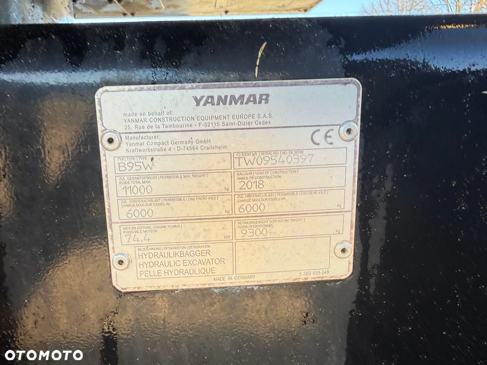 Yanmar B 95 W - 6