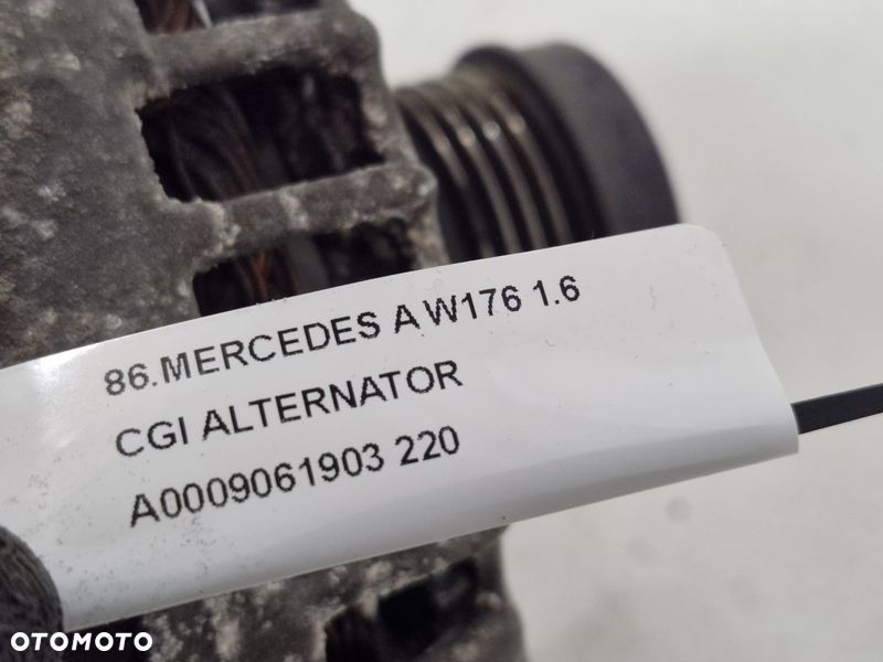MERCEDES A W176 1.6 CGI ALTERNATOR A0009061903 - 7