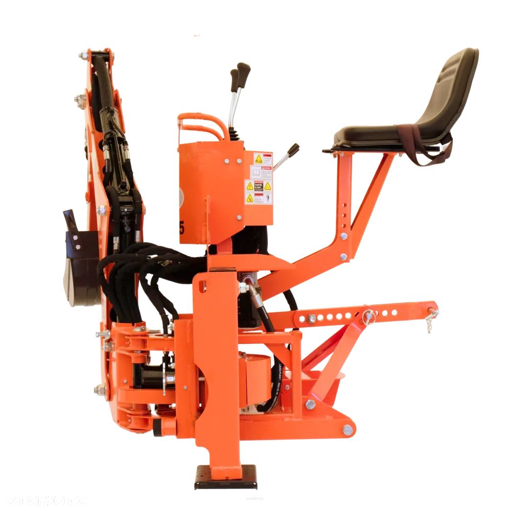 Koparka do ciągnika z własną pompą hydrauliczną BHMS95 + przesuw Mikrus Troll GEOGRASS Raty Transport - 2