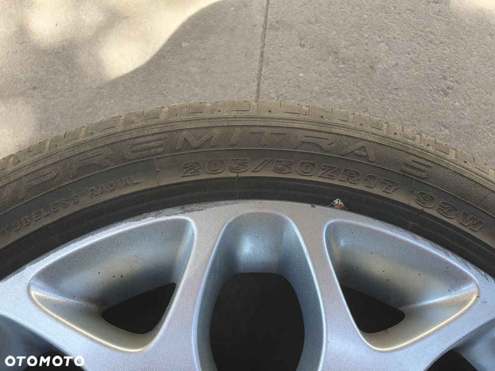FORD FOCUS KUGA MONDEO FELGI ALUMINIOWE R17 7J 5X108 ET50 8M5J-1007-AA OPONY LETNIE - 12