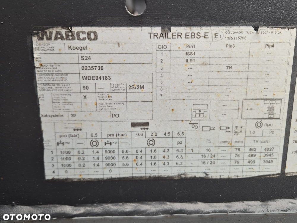 Kögel Podkontenerowa - 27